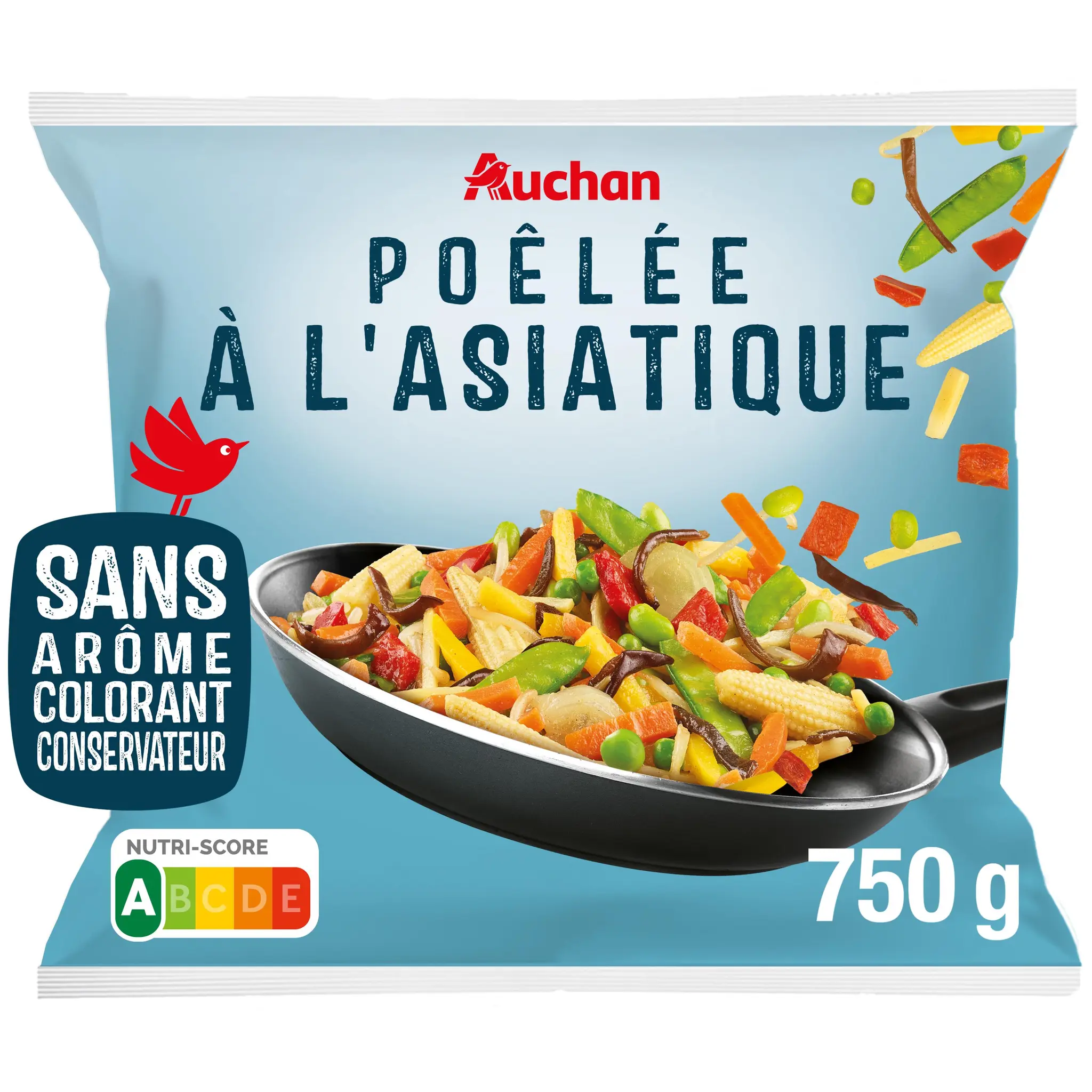 AUCHAN Poêlés de légumes à l'asiatique