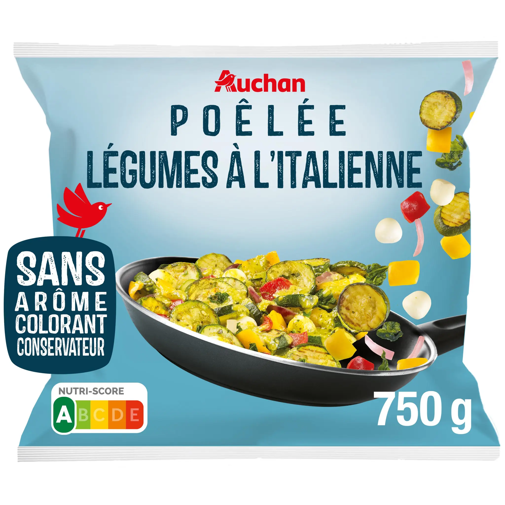 AUCHAN Poêlées légumes à l'italienne
