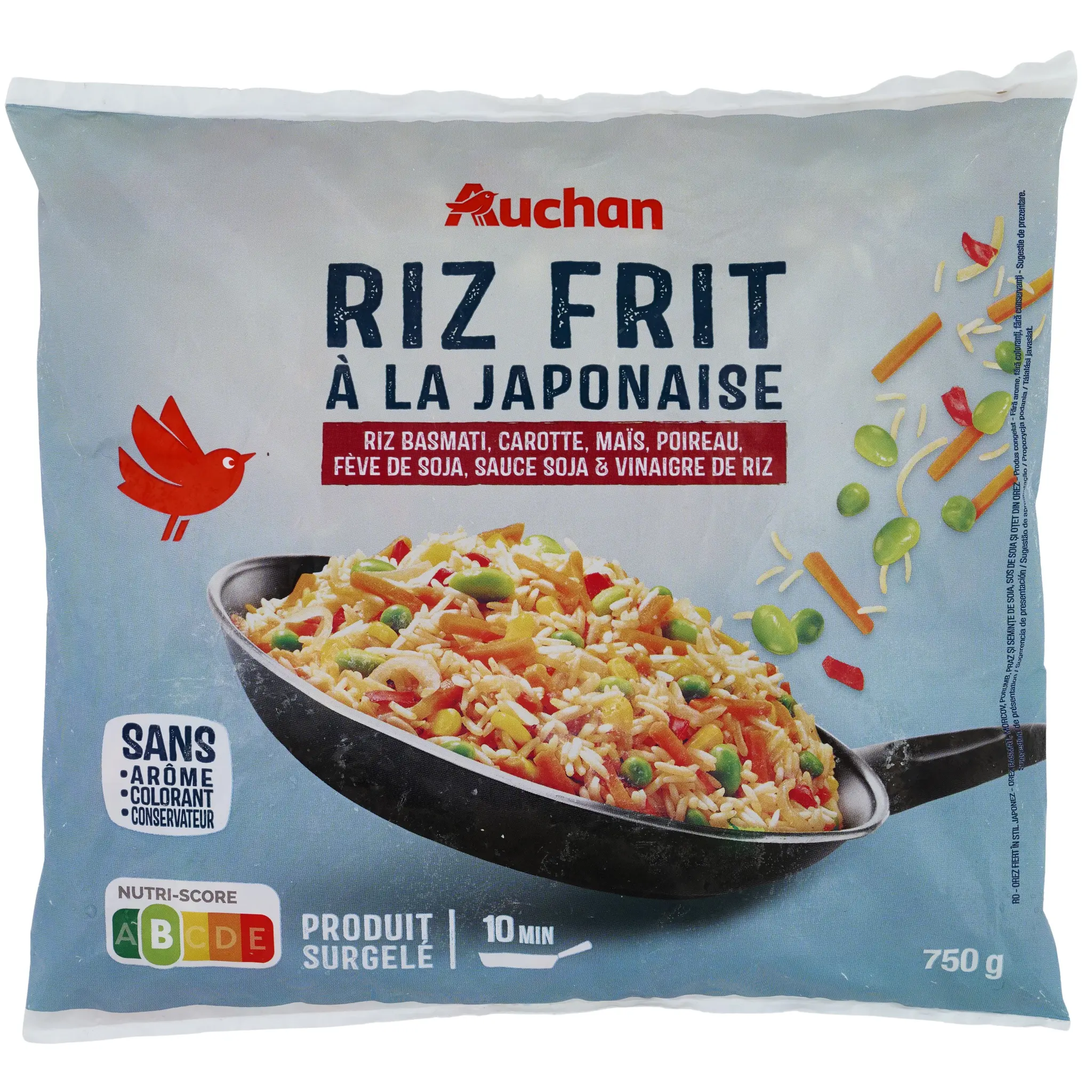 AUCHAN Riz frit a la japonaise