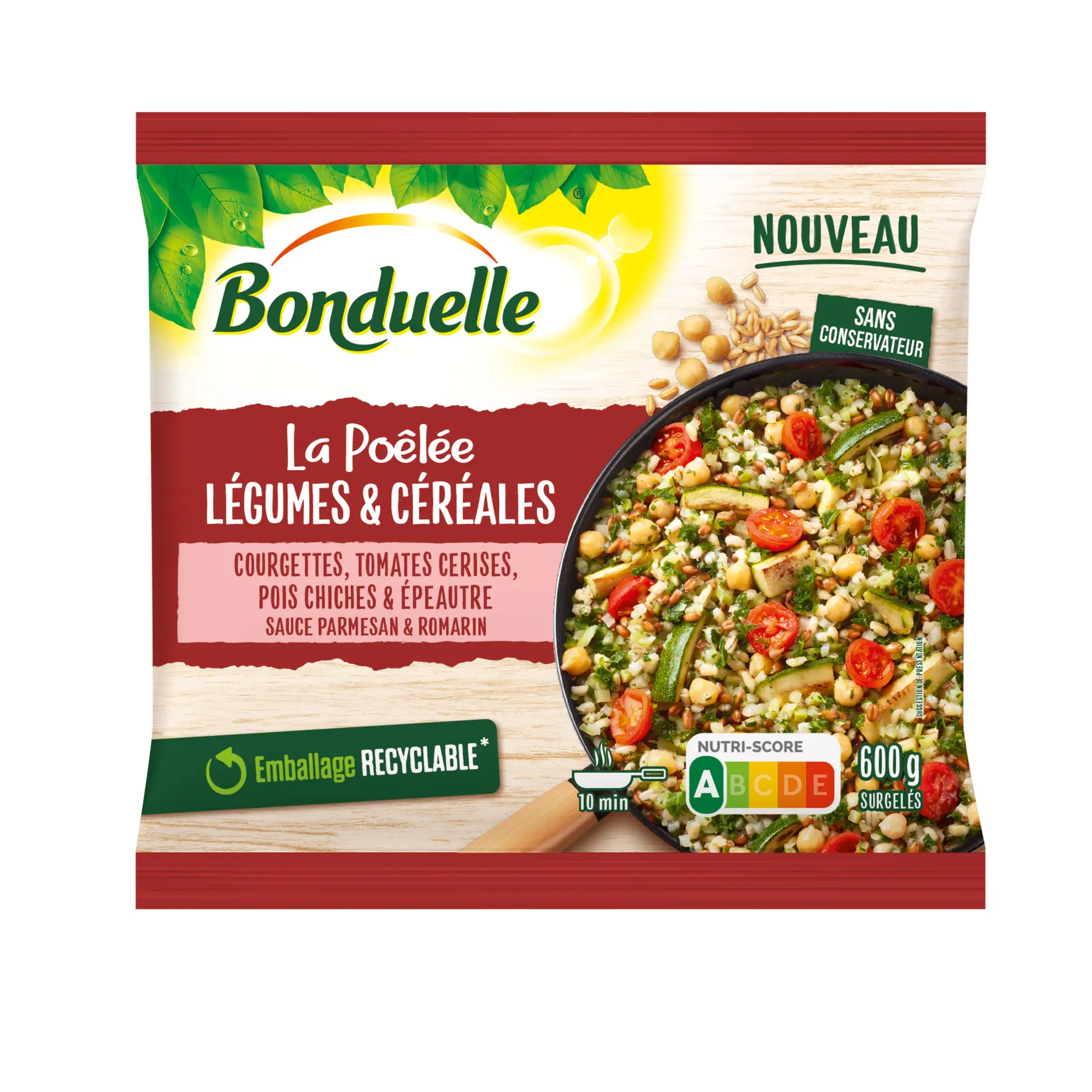 BONDUELLE La Poêlée de légumes et céréales