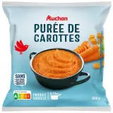 AUCHAN Purée de carottes
