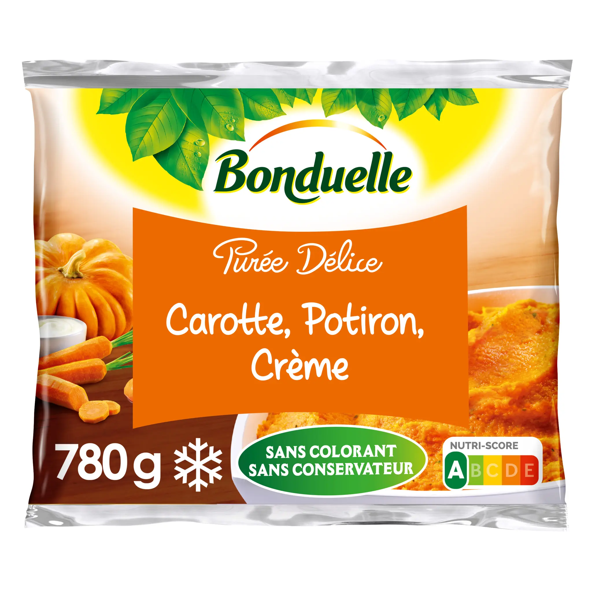 BONDUELLE Purée carotte potiron crème