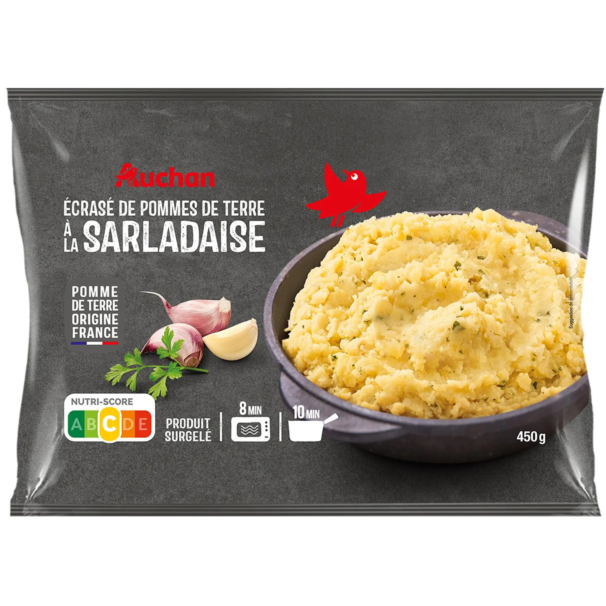 AUCHAN Ecrasé de pommes de terre à la sarladaise