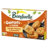 BONDUELLE Galettes a poêler carotte potiron emmental