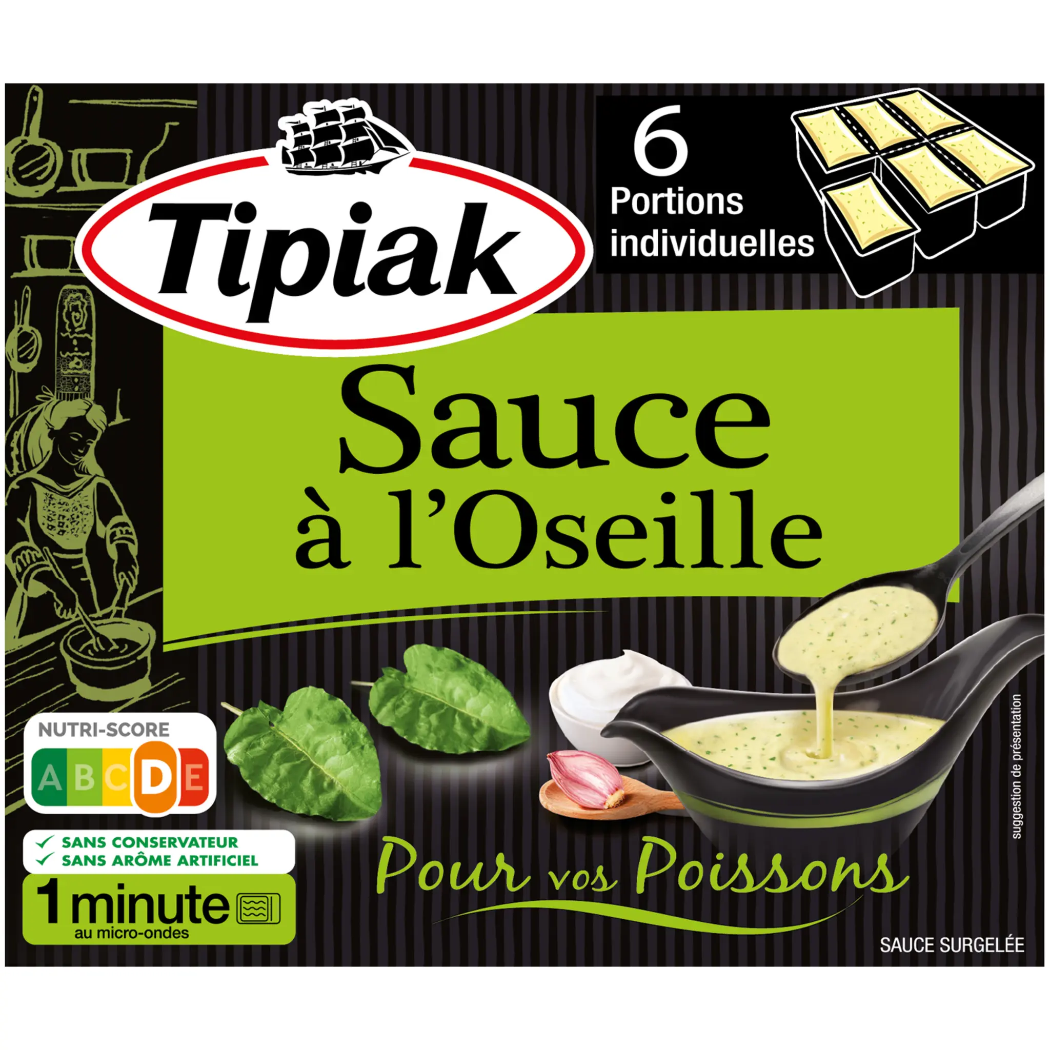 TIPIAK Sauce à l'oseille pour poissons