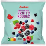 AUCHAN Mélange de fruits rouges entiers