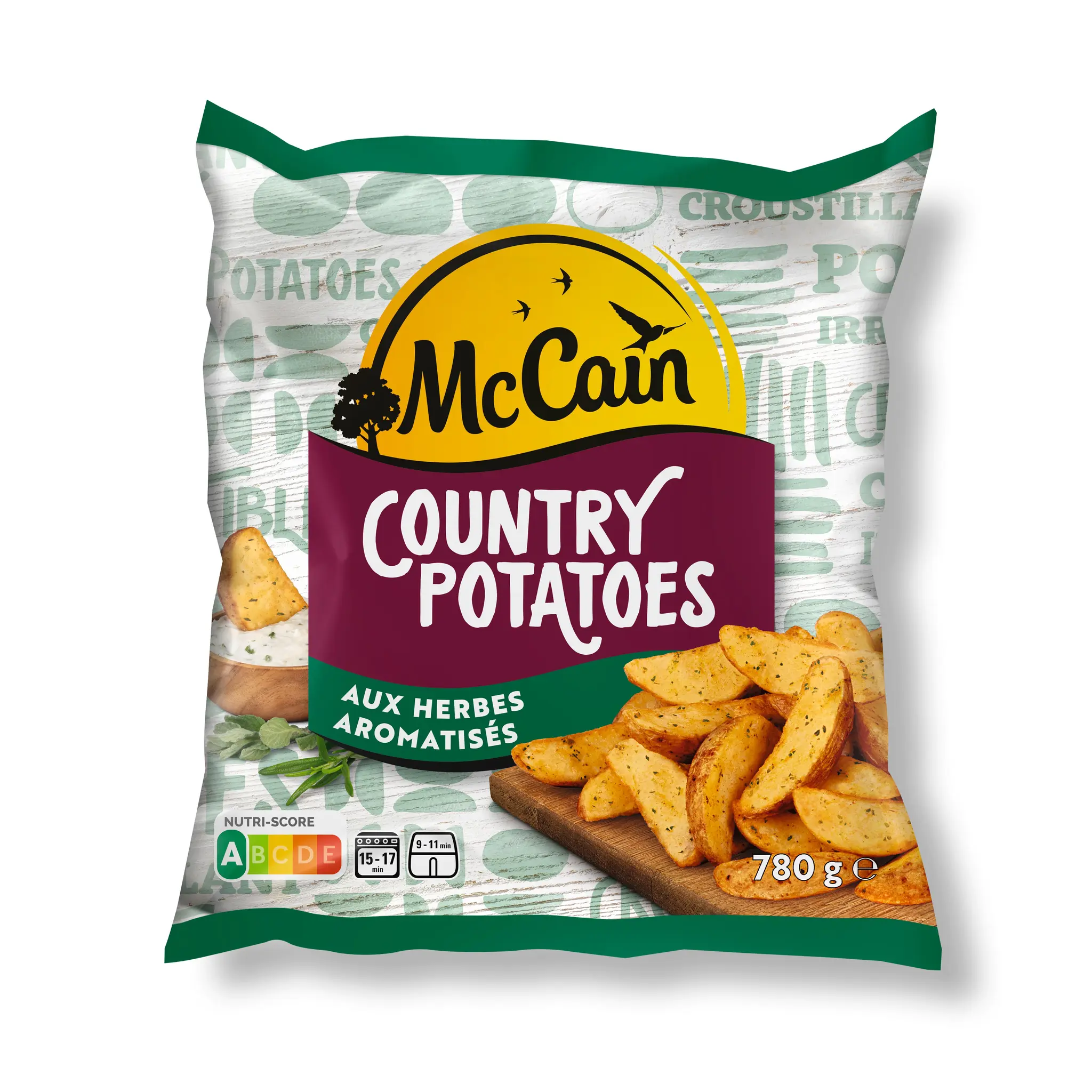 MCCAIN Country potatoes aux herbes