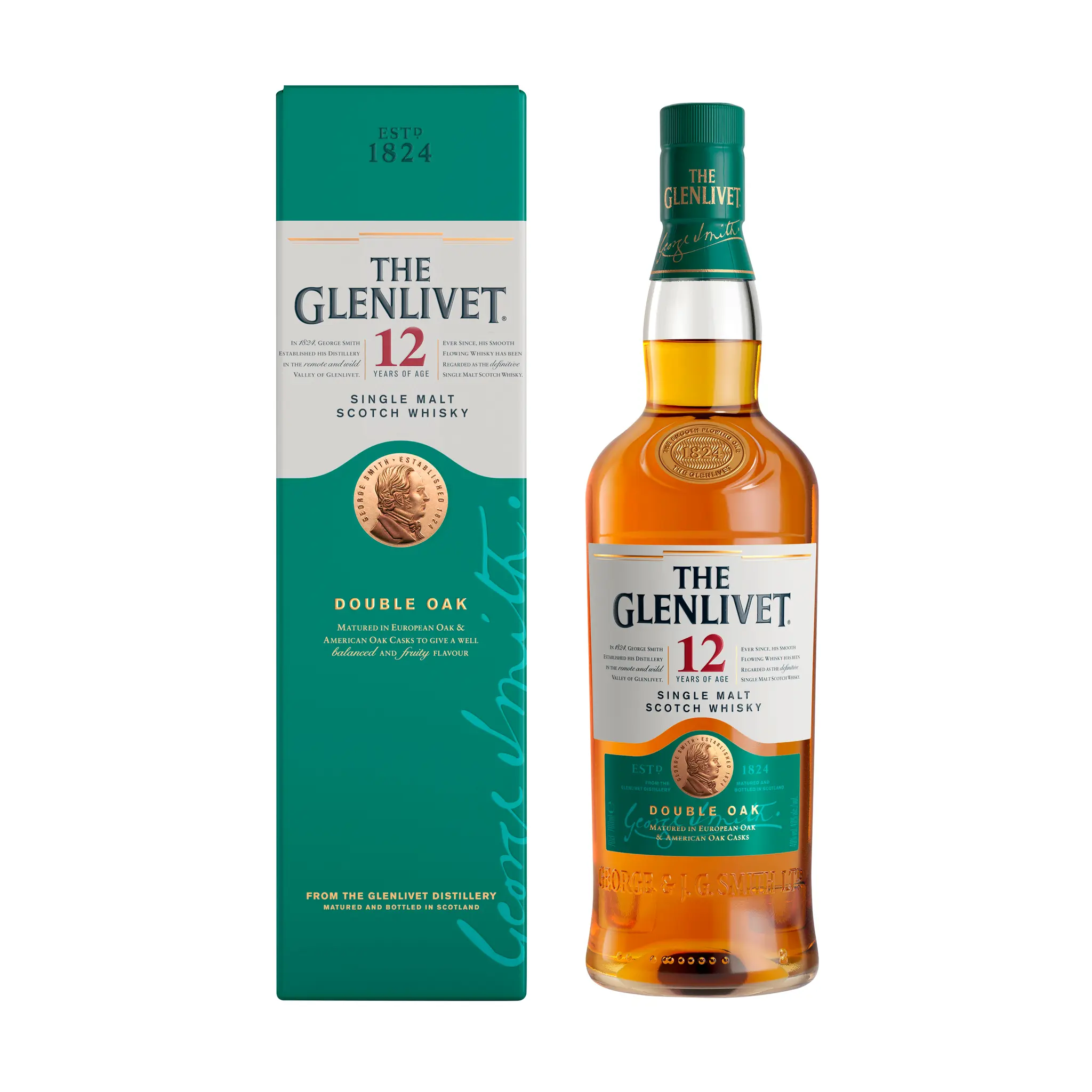 THE GLENLIVET Scotch whisky écossais single malt 40% 12 ans