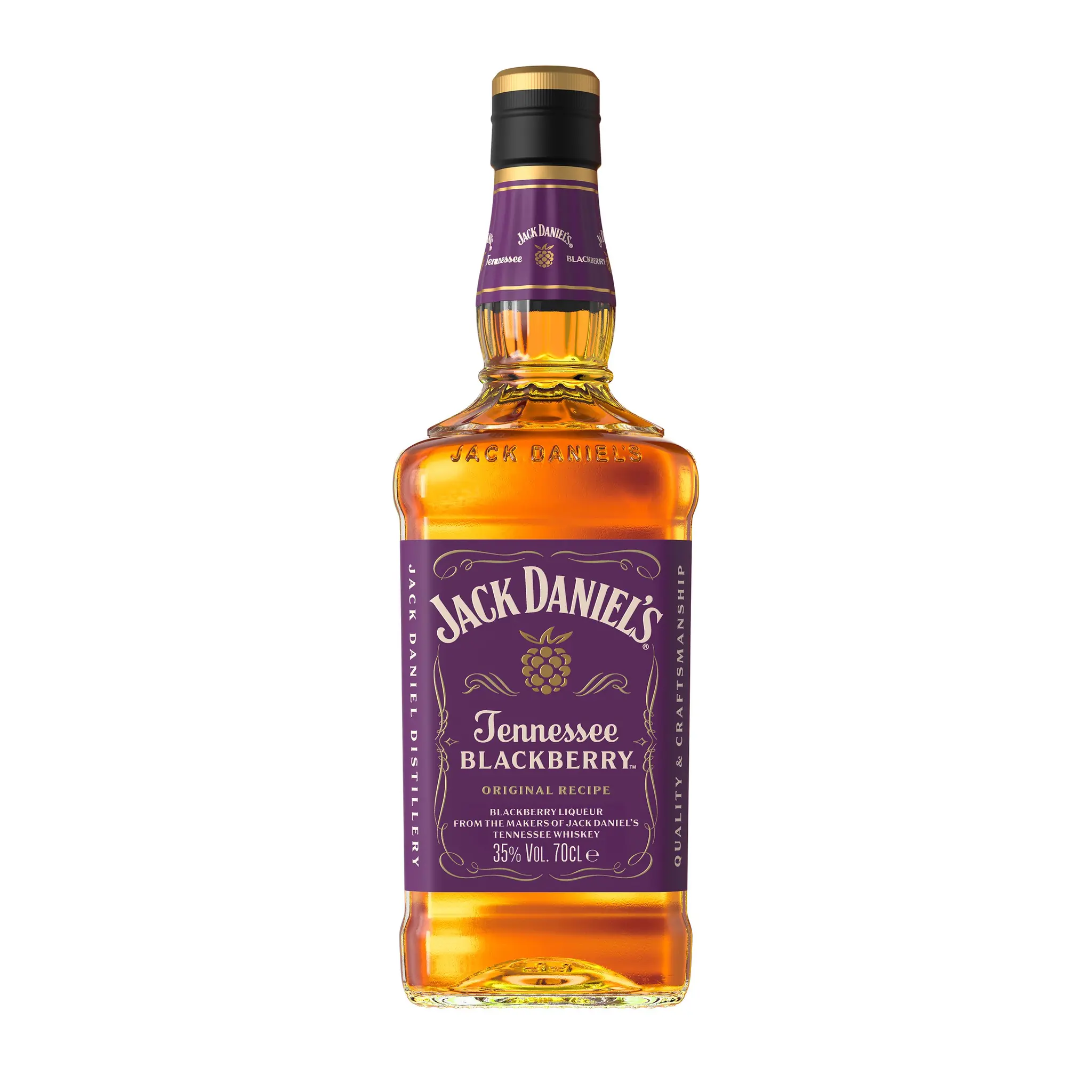 JACK DANIEL'S Tennessee Blackberry Liqueur de whisky mûres 35%