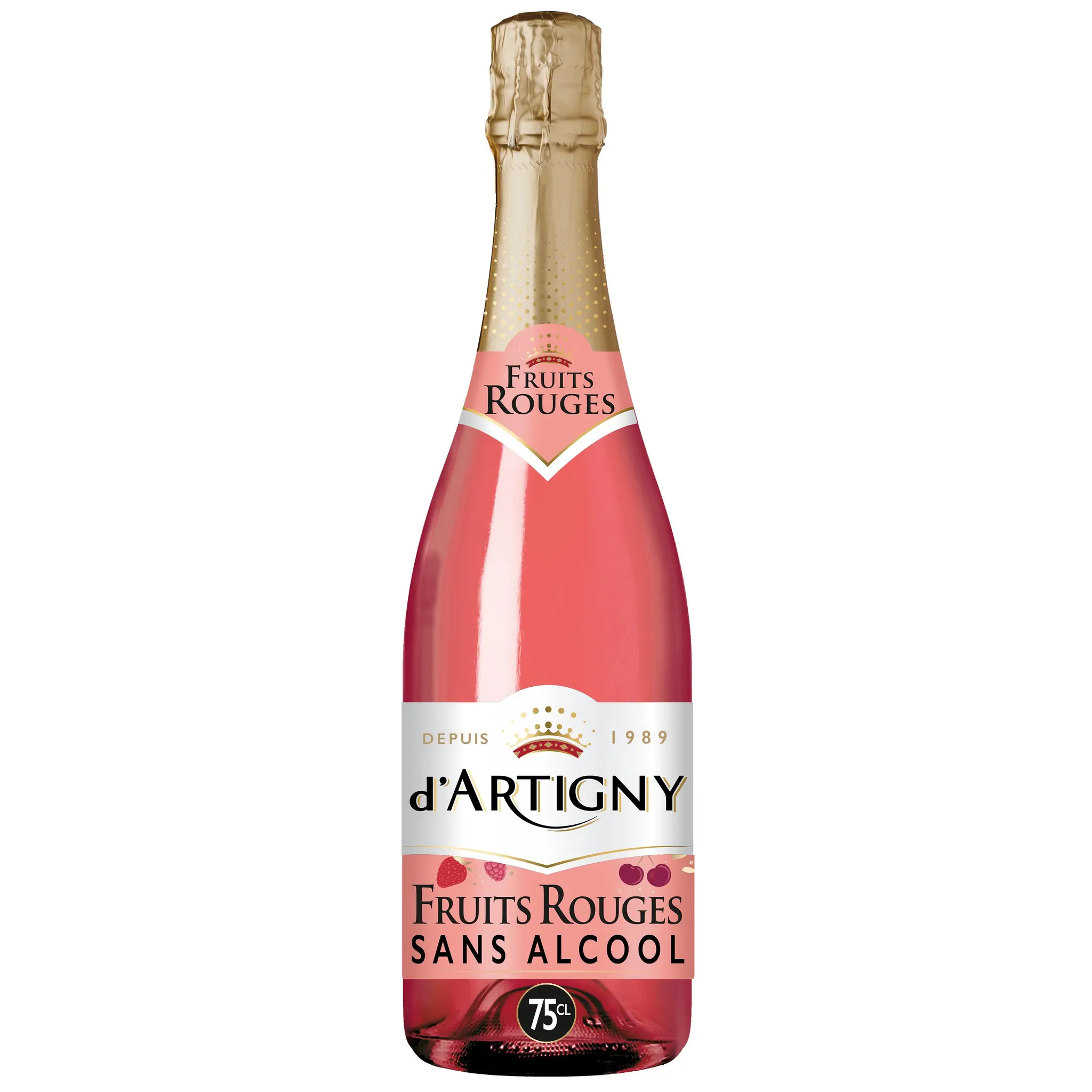 D'ARTIGNY Boisson pétillante sans alcool fruits rouges