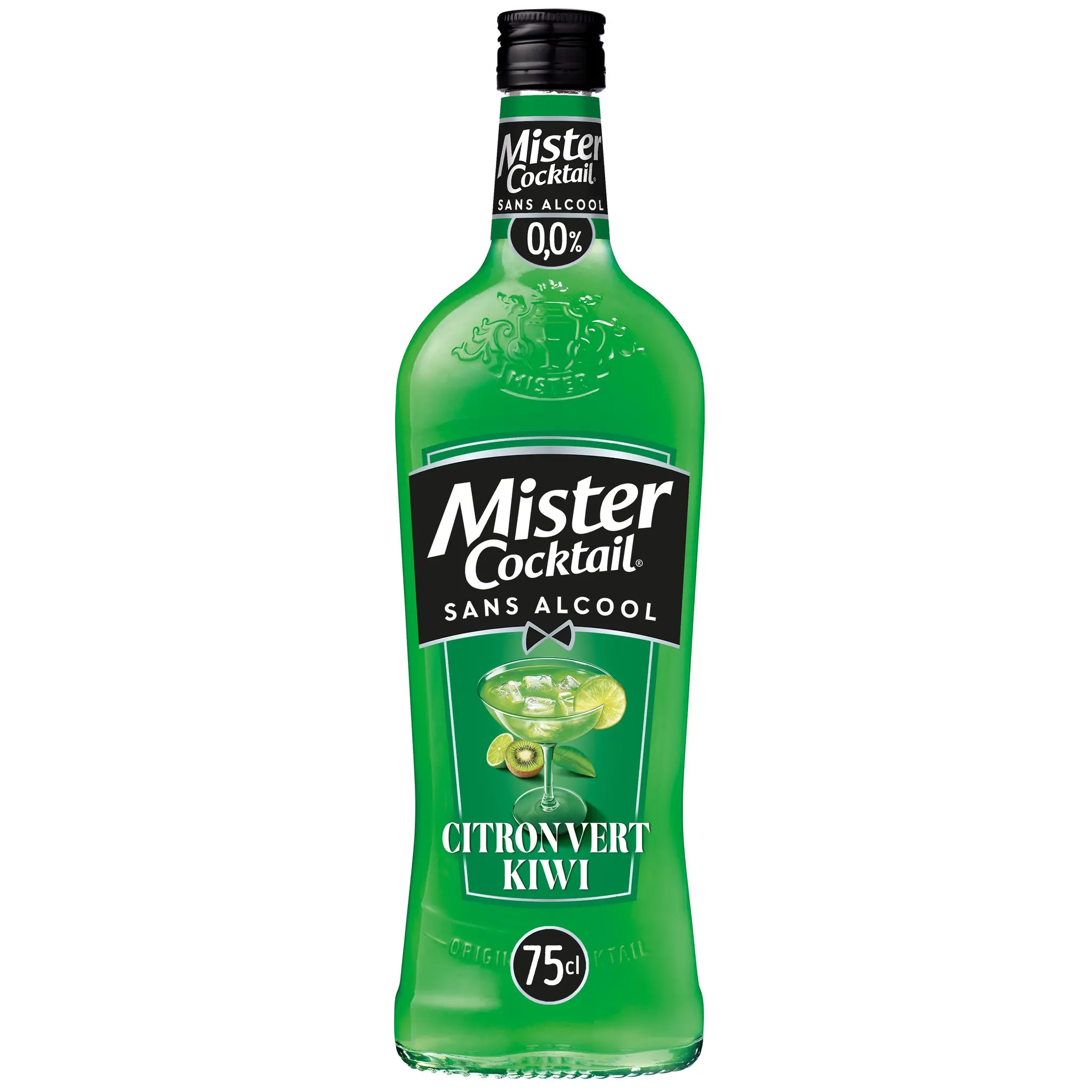 MISTER COCKTAIL Apéritif sans alcool saveur citron vert kiwi