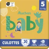 AUCHAN BABY Culotte pour bébé taille 5 (12-17kg)