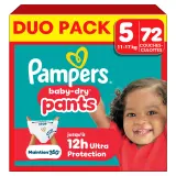 PAMPERS Baby Dry couches-culottes taille 5 (11-17kg)