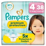 PAMPERS Premium Protection couches taille 4 (9-14kg)