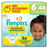 PAMPERS Premium Protection couches taille 6 (13-18kg)