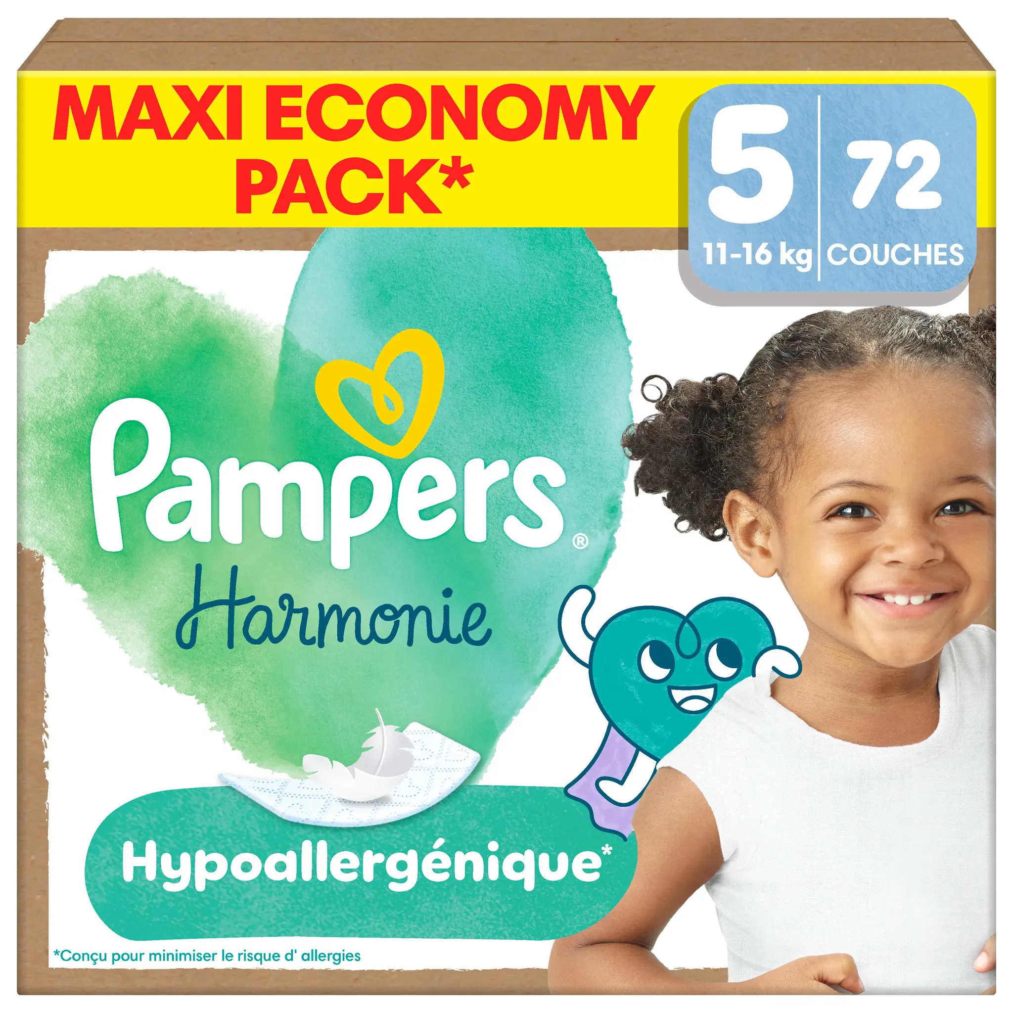 PAMPERS Harmonie couches taille 5 (11-16kg)
