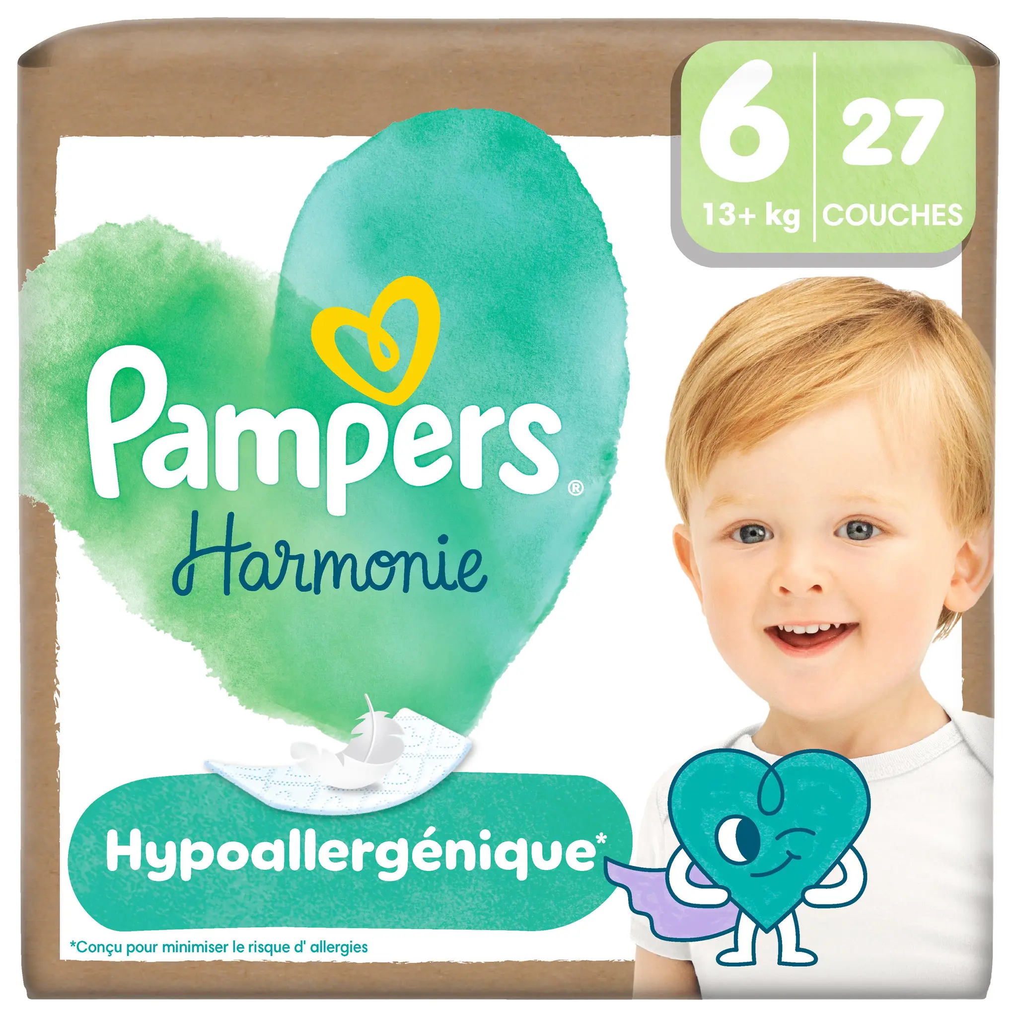 PAMPERS Harmonie couches taille 6 (13kg+)