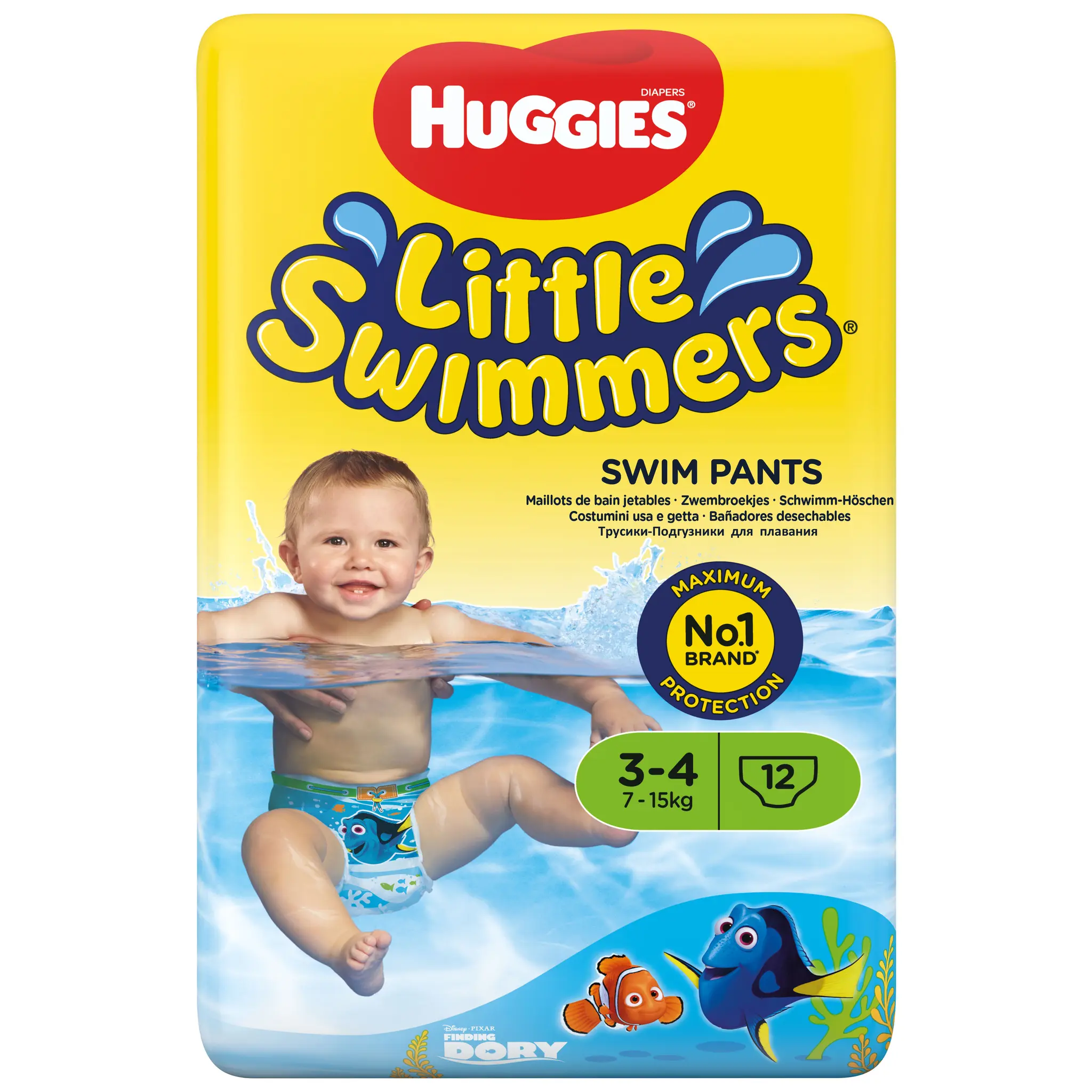 HUGGIES Little Swimmers Couches culottes de piscine T3-4 (7-15kg)