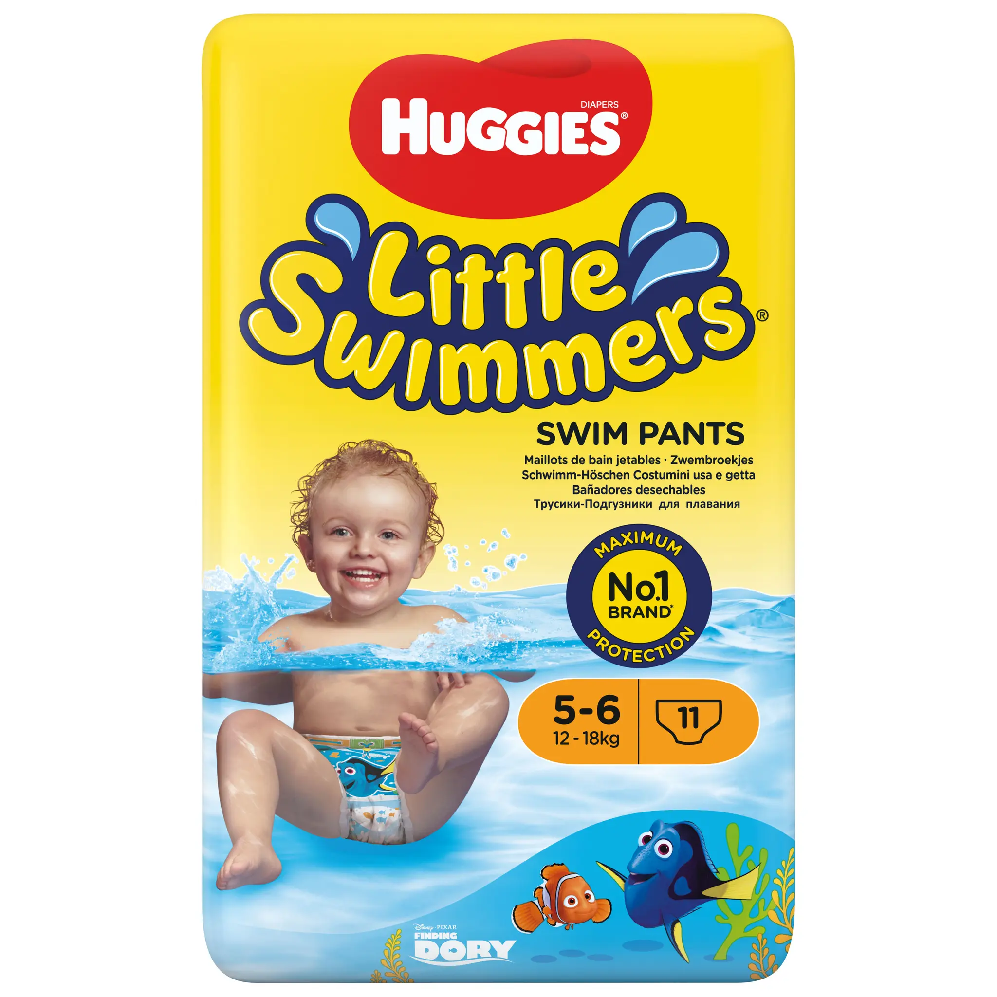 HUGGIES Little Swimmers couches culottes de piscine taille 5-6 (12-18kg)