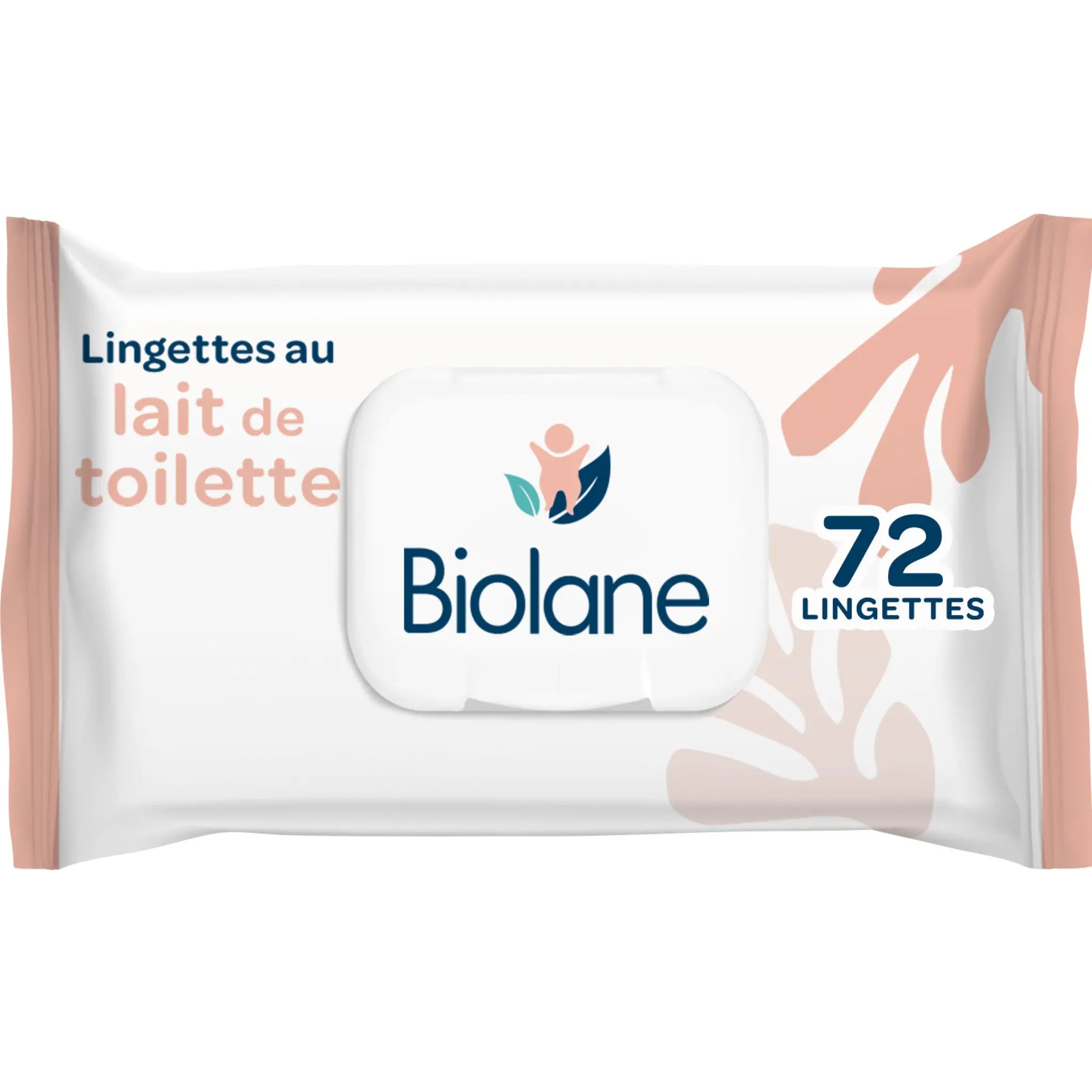 BIOLANE Lingettes au lait de toilette pour bébé