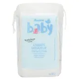 AUCHAN BABY Coton carrés douceur pour bébé
