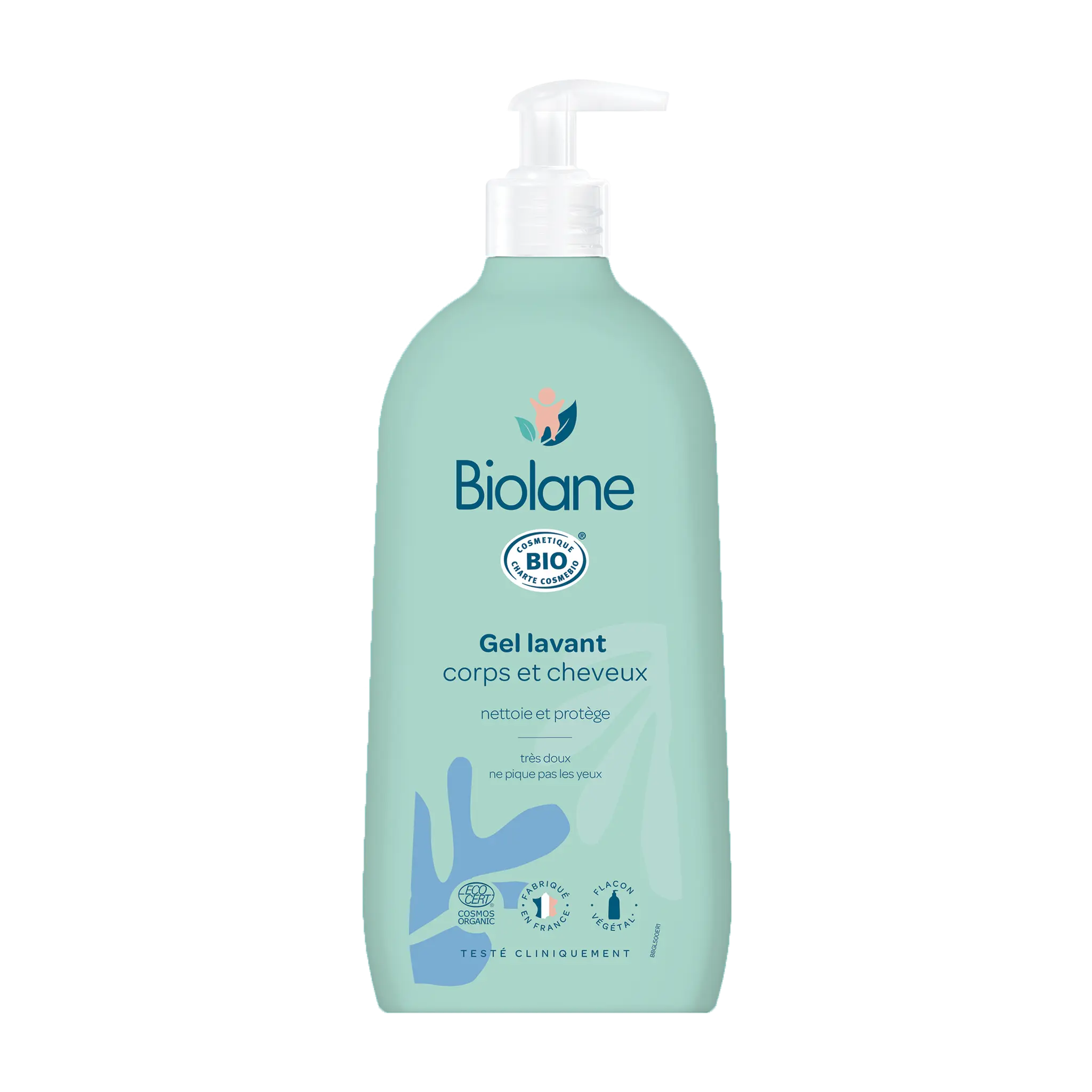 BIOLANE Gel lavant corps et cheveux bio pour bébé