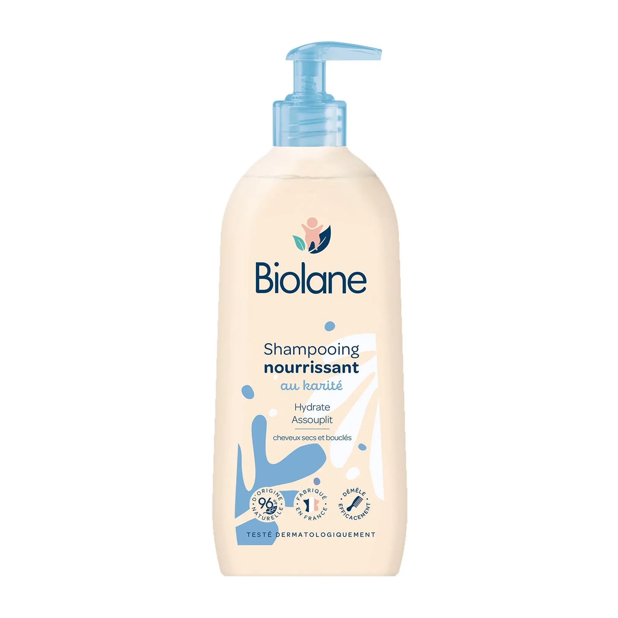 BIOLANE Shampoing nourrissant au karité cheveux secs et bouclés