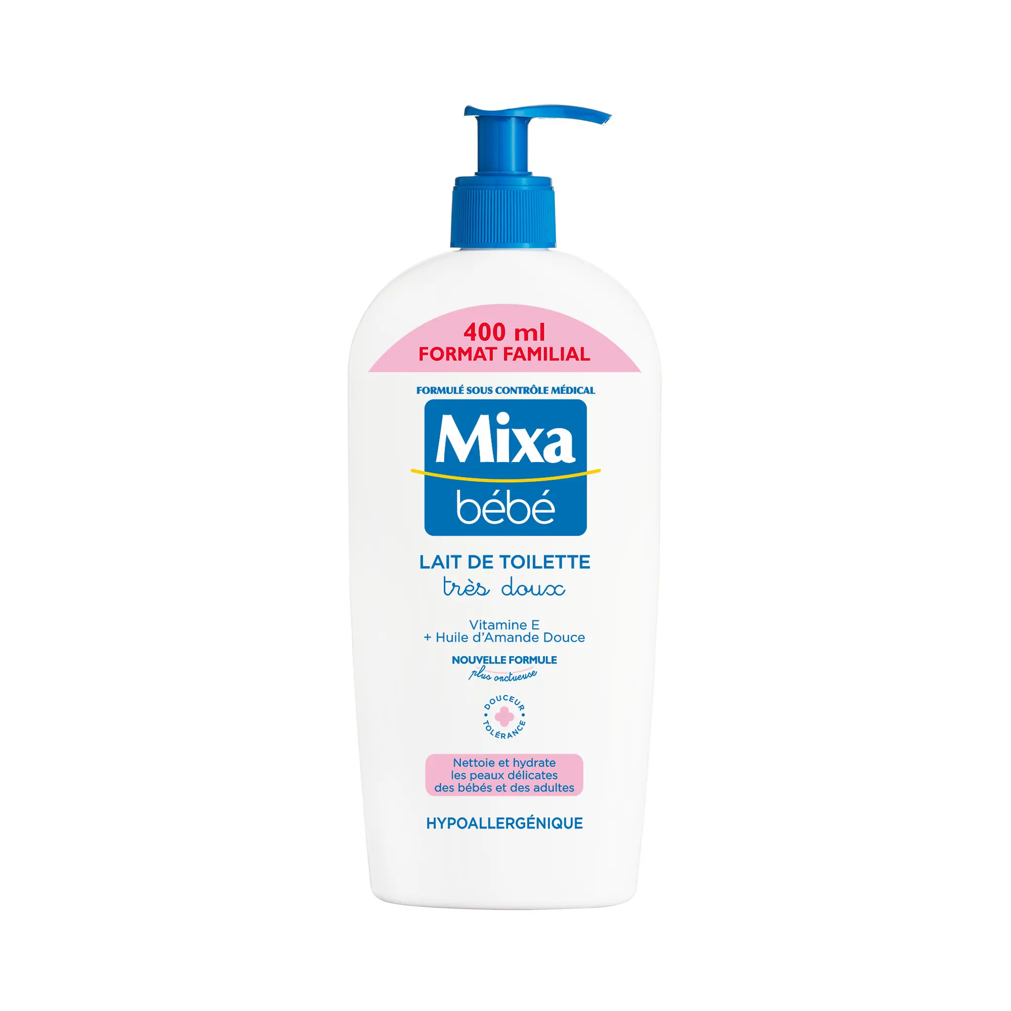 MIXA BEBE Lait de toilette très doux hypoallergénique