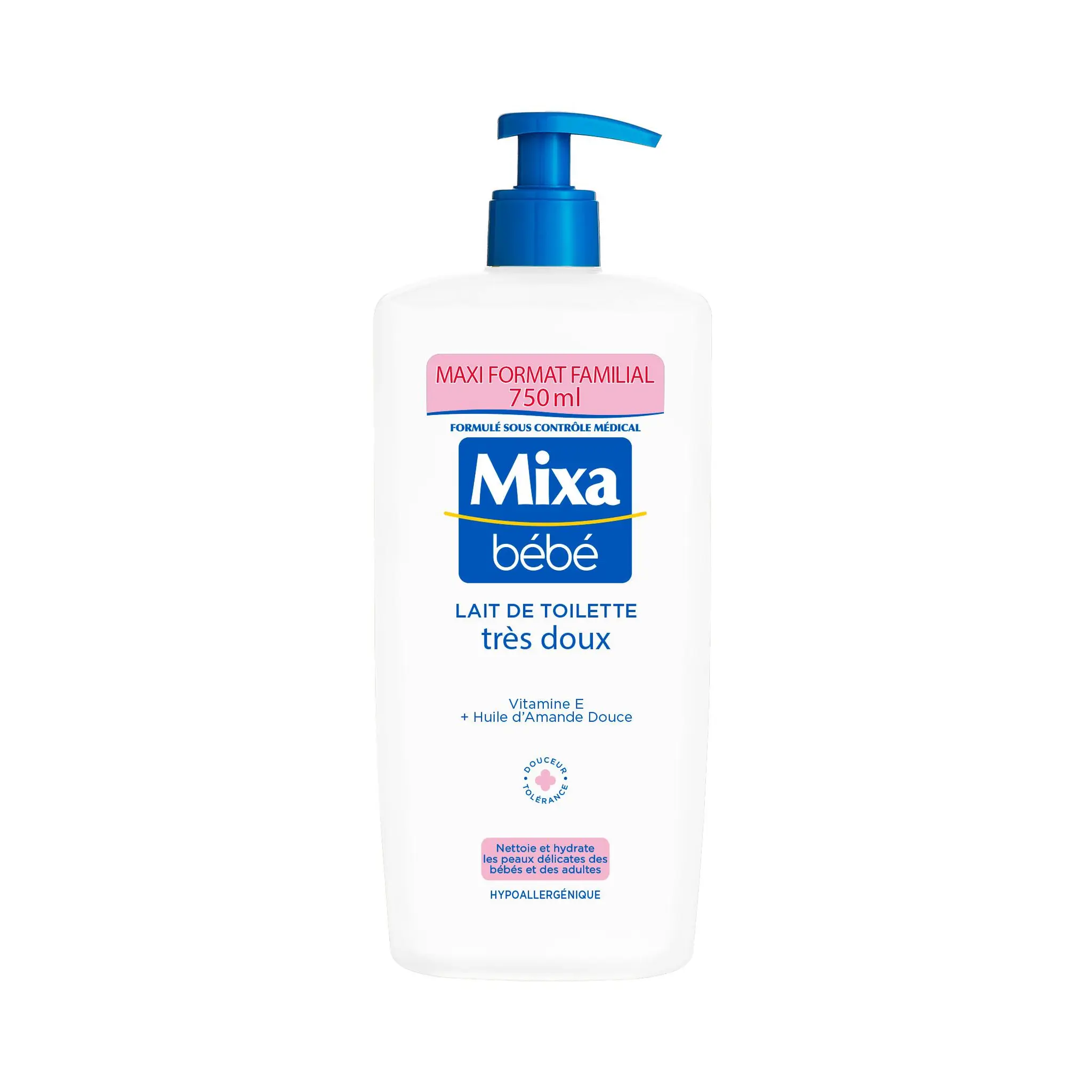 MIXA BEBE Lait corps amande douce hypoallergénique