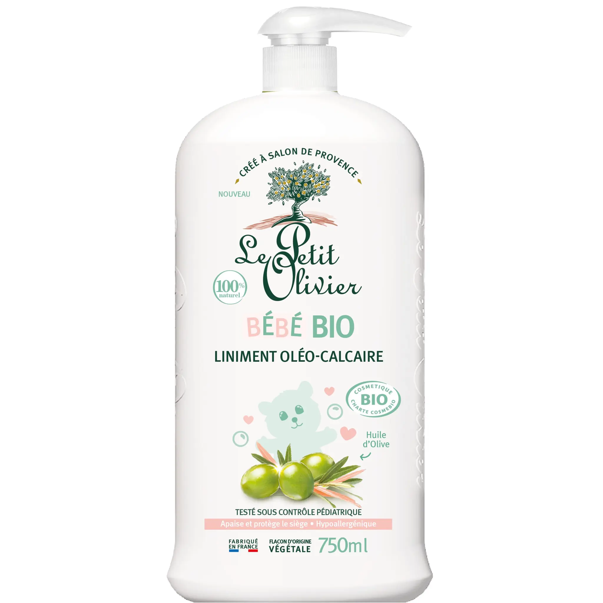 LE PETIT OLIVIER Bébé bio Liniment oléo-calcaire