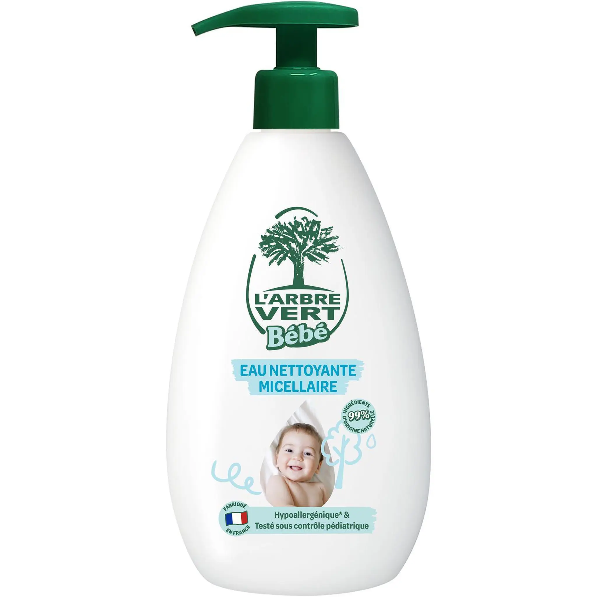 L'ARBRE VERT Bébé Eau nettoyante micellaire