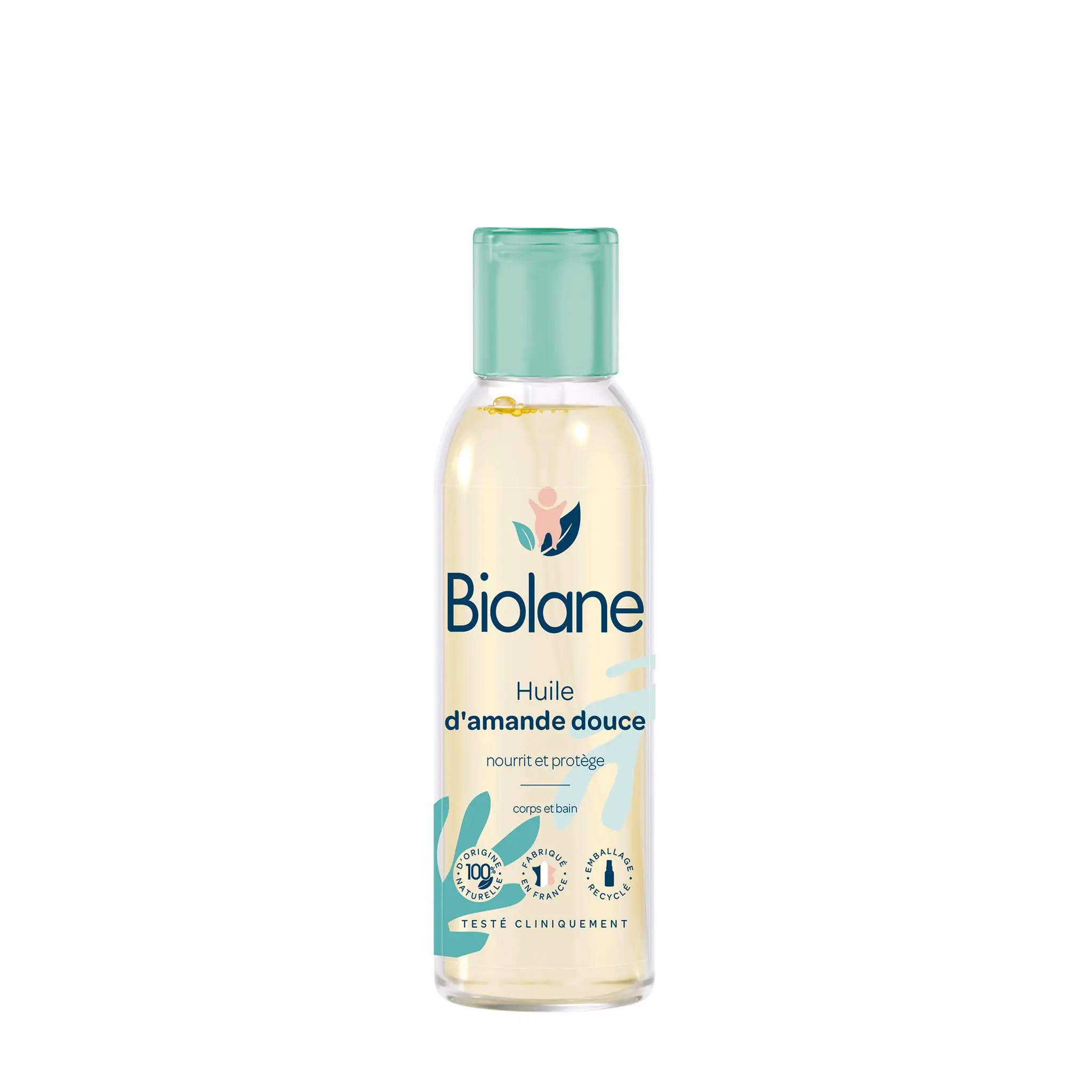 BIOLANE Spray d'huile d'amande douce corps et bain pour bébé