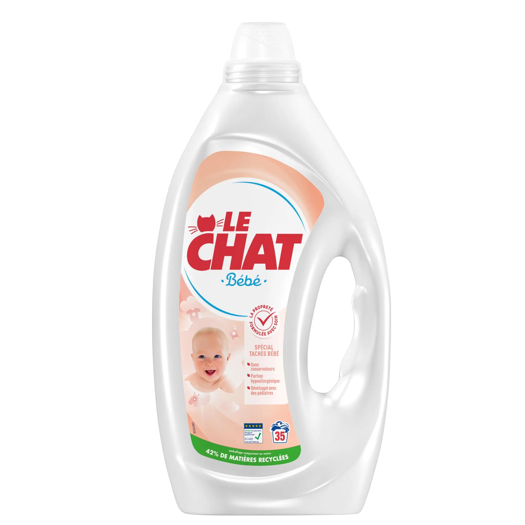 LE CHAT BEBE Lessive liquide peaux sensibles pour bébé