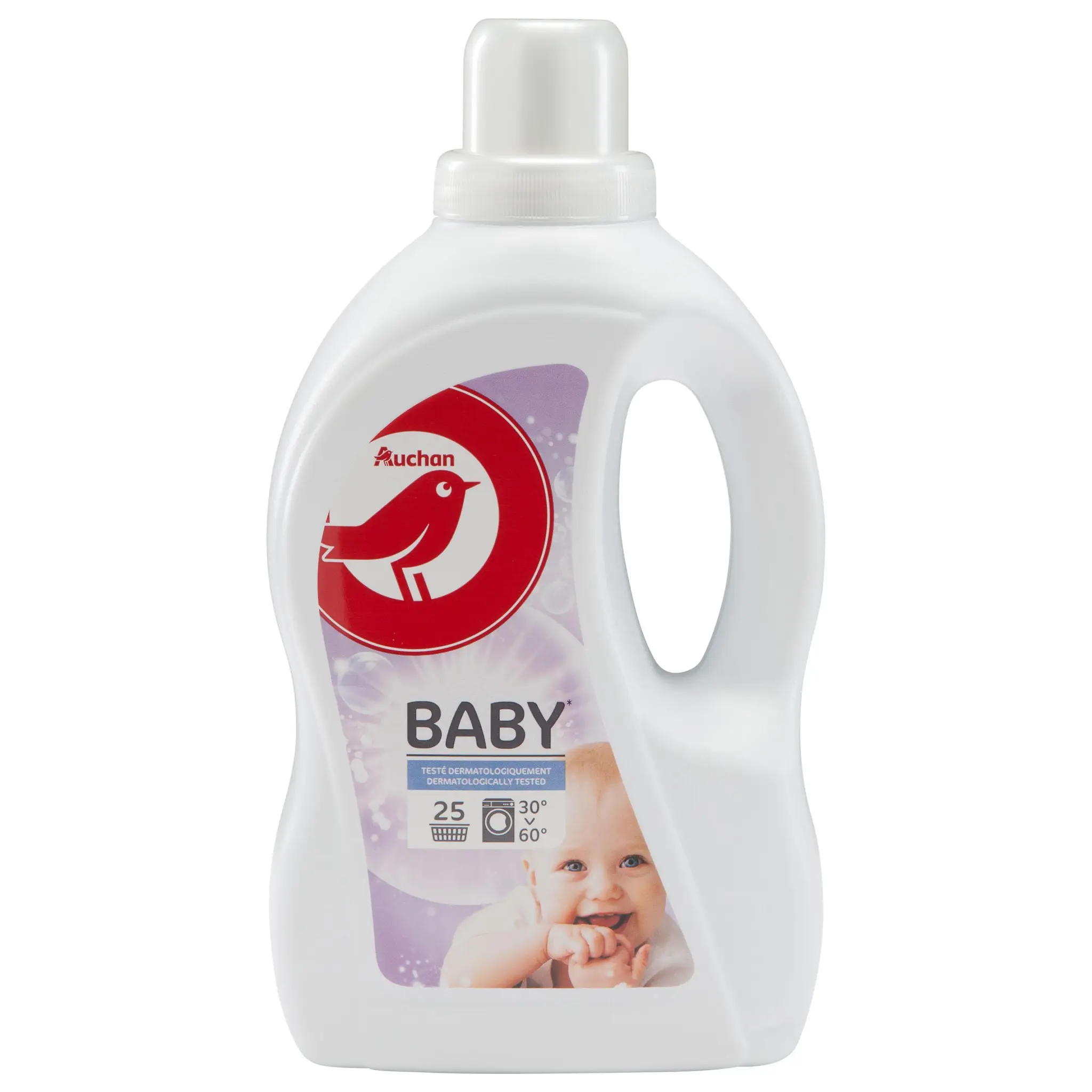 AUCHAN BABY Lessive liquide pour bébé peaux sensibles