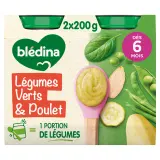 BLEDINA Petit pot légumes verts poulet dès 6 mois