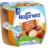 NATURNES Bols légumes du soleil dinde et riz dès 6 mois