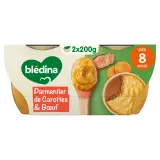 BLEDINA Bols Parmentier carottes boeuf dès 8 mois