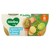 BLEDINA Mes moulinés bol petits légumes et saumon dès 8 mois