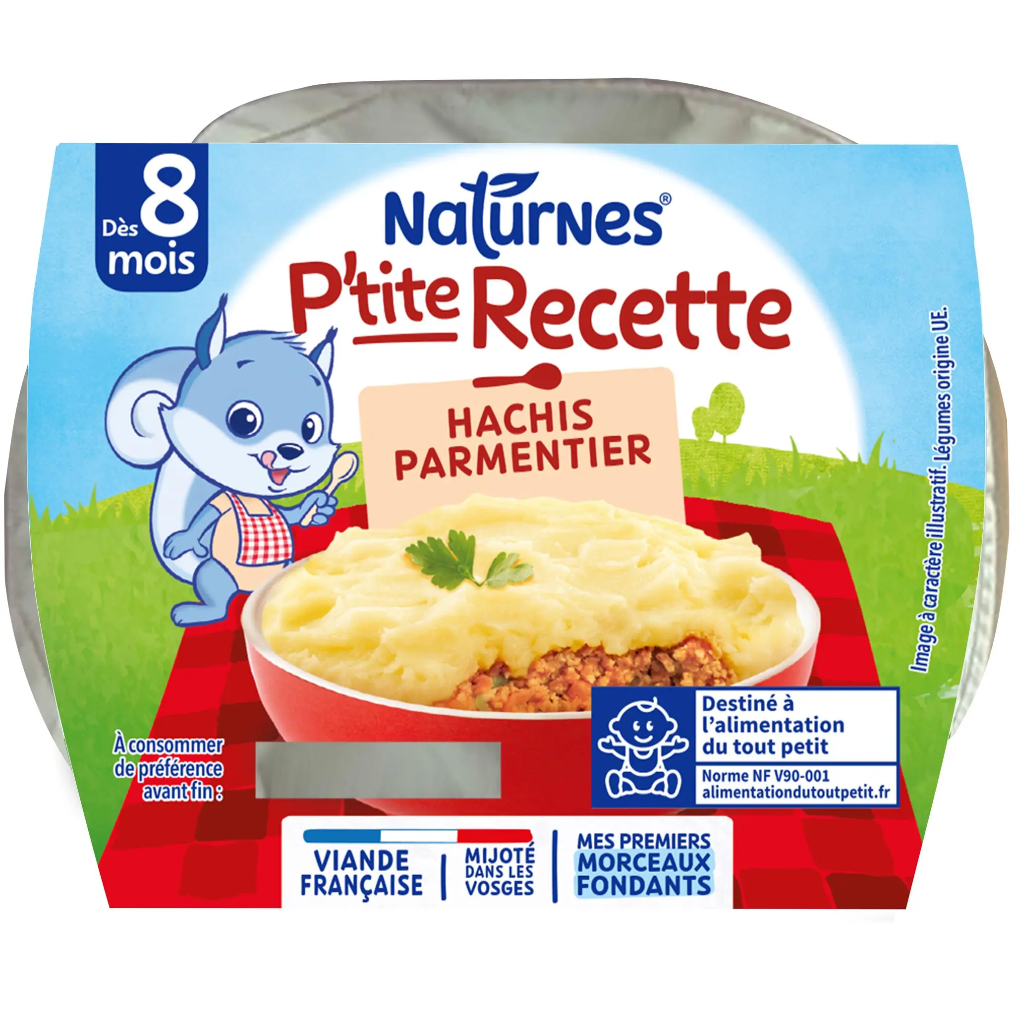 NATURNES P'tite recette bol hachis parmentier dès 8 mois