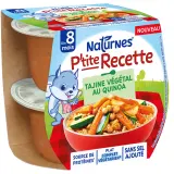 NATURNES Ptite recette bol tajine vegetal au quinoa dès 8 mois