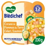 BLEDINA Blédichef Assiette de pommes de terre céleri saumon à l'islandaise dès 12 mois