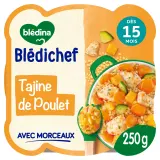 BLEDINA Blédichef Assiette tajine de poulet dès 15 mois