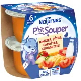NATURNES P'tit souper tomates pâtes carottes courgettes dès 6 mois