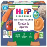 HIPP Mon dîner petit pot risotto de légumes bio dès 8 mois