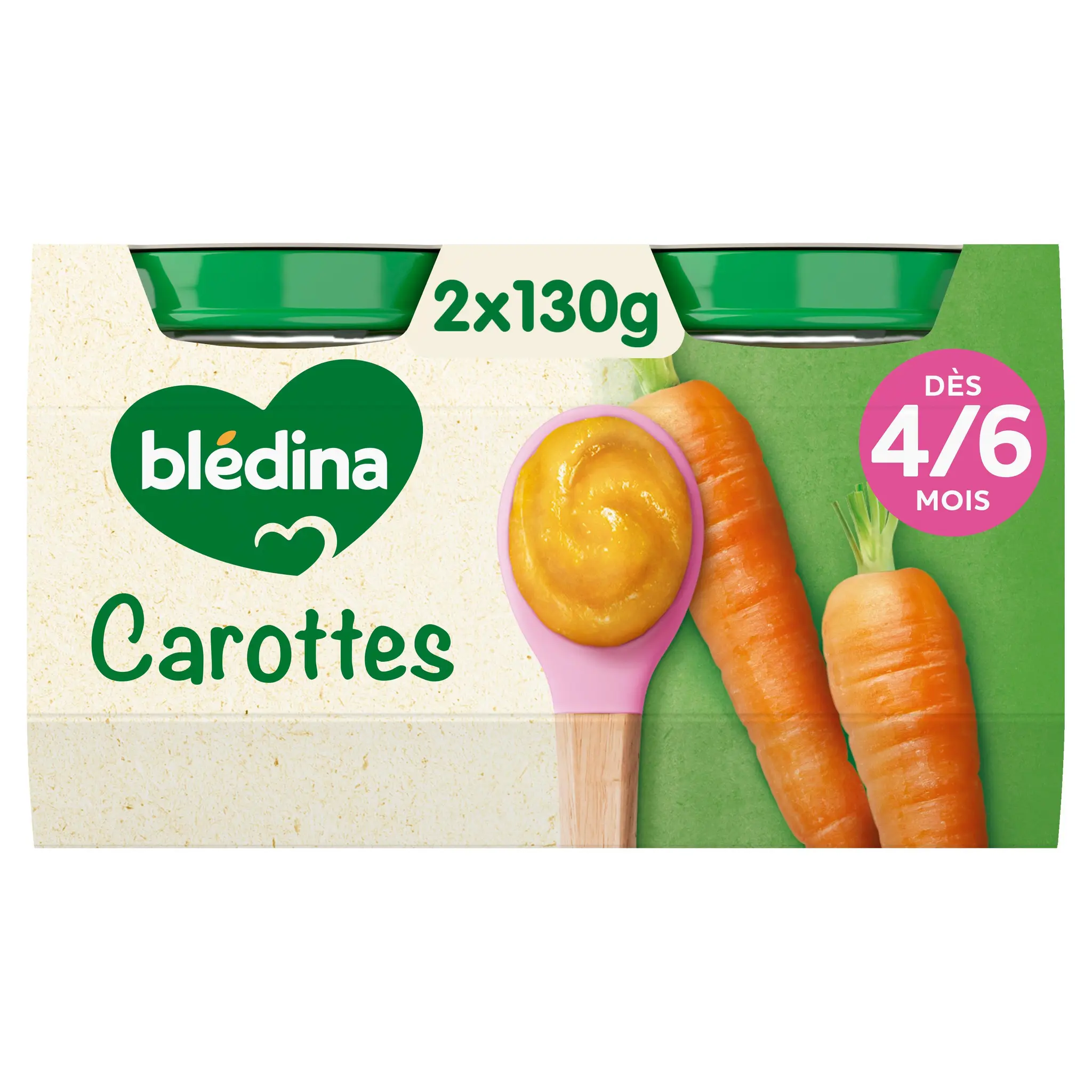 BLEDINA Mon premier Petit pot carottes dès 4 à 6 mois