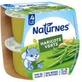 NATURNES Haricots verts sans sel ajouté dès 4 mois