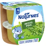 NATURNES Petits pois sans sel ajouté dès 4 mois