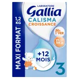 GALLIA Calisma 3 lait de croissance en poudre bag in box dès 12 mois