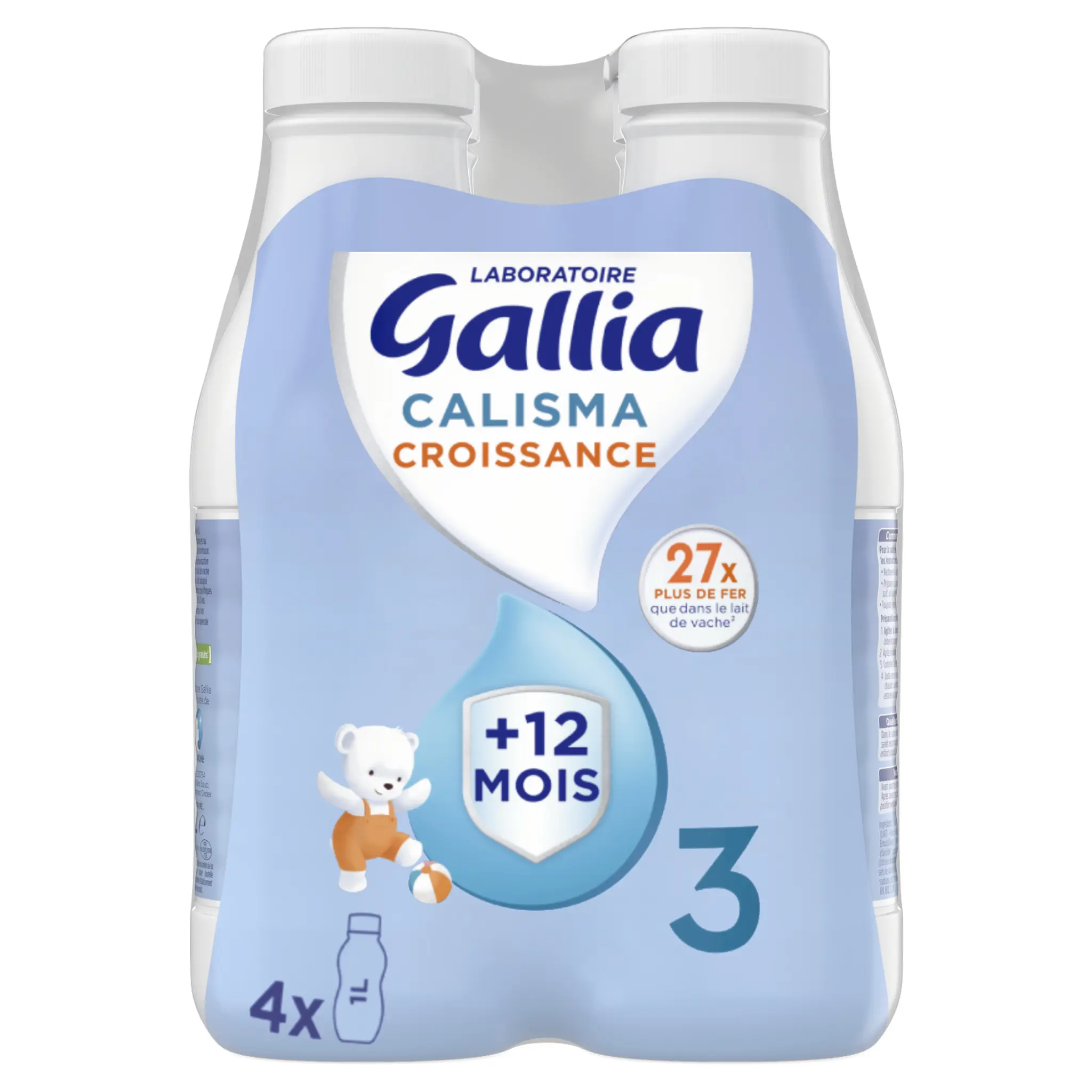GALLIA Calisma 3 lait de croissance liquide dès 12 mois