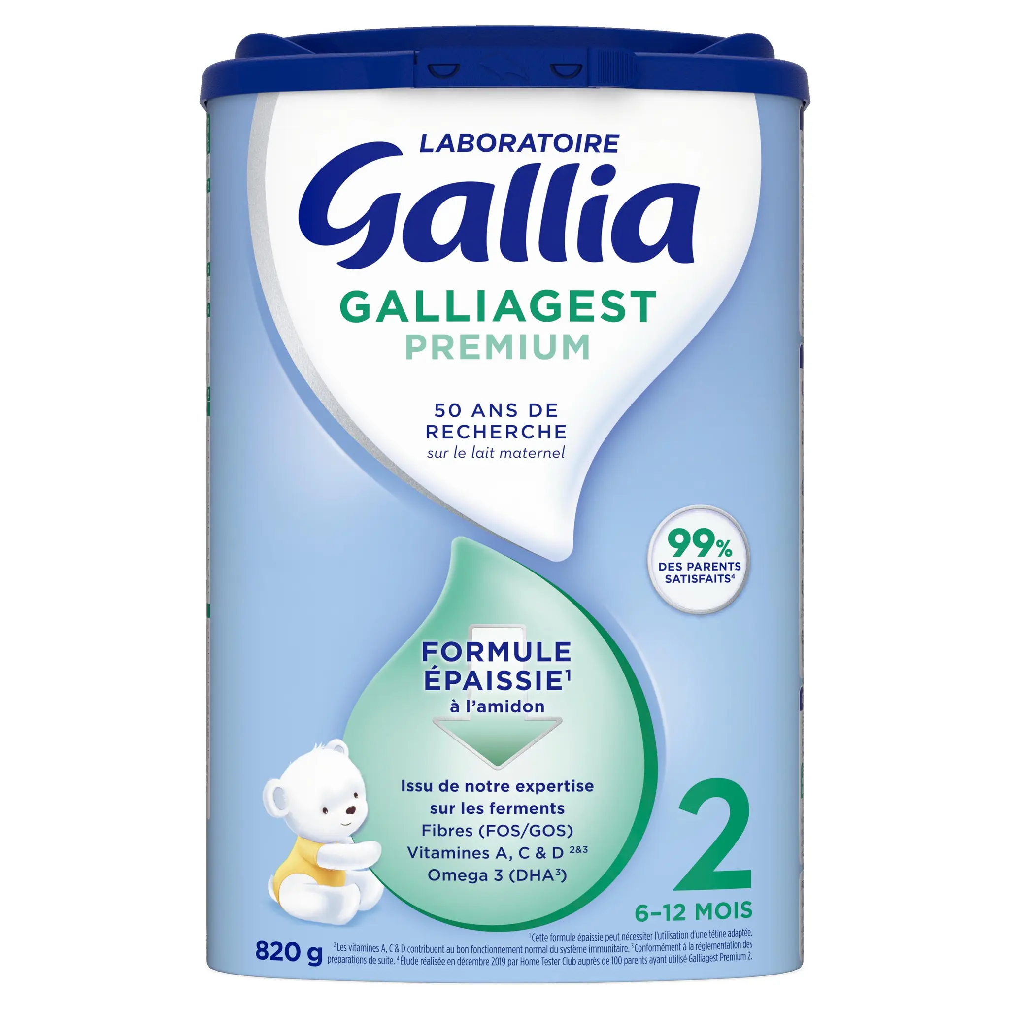 GALLIA Galliagest premium 2 lait 2ème âge en poudre de 6 à 12 mois